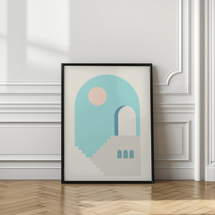 Minimal Architecture #1 Framed Art Modern Wall Decor