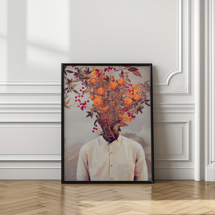 Bright Bloom Framed Art Modern Wall Decor