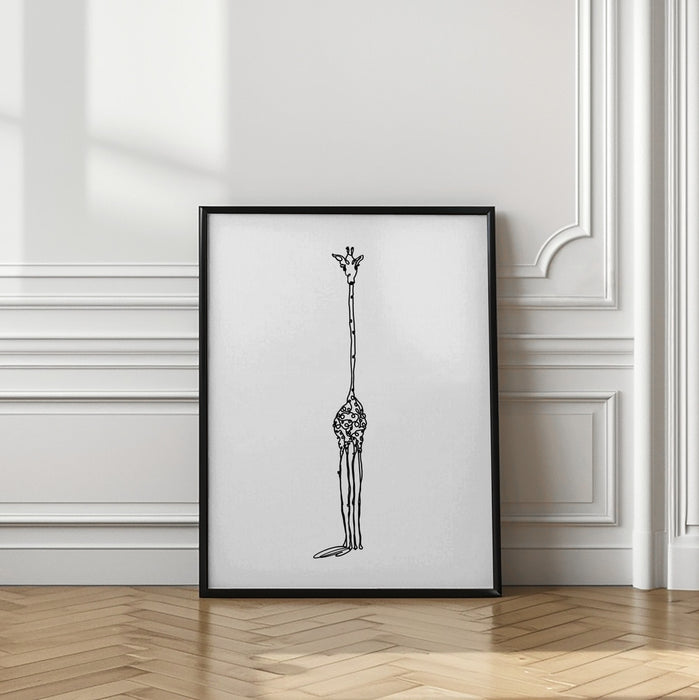 Giraffe Framed Art Wall Decor