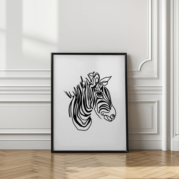 The Zebra Framed Art Wall Decor