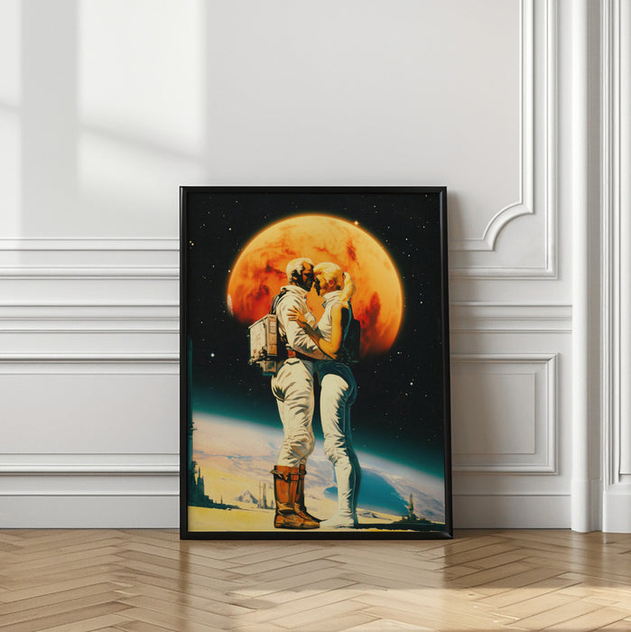 Intergalactic Love Framed Art Modern Wall Decor