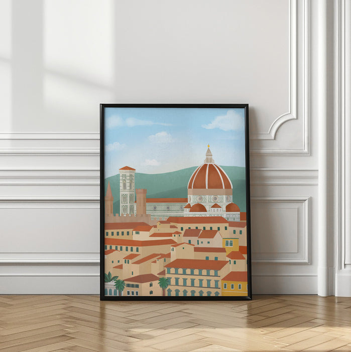 Florence Framed Art Modern Wall Decor