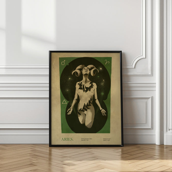 Aries print Framed Art Wall Decor