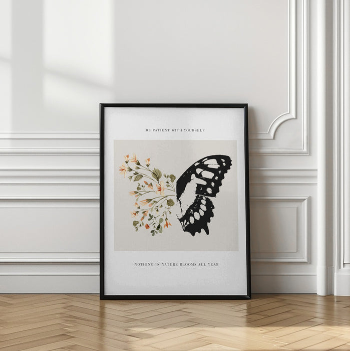 Be Patient Framed Art Wall Decor