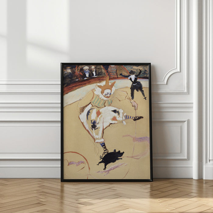 At the Circus Fernando Medrano With a Piglet (ca. 1889) Framed Art Modern Wall Decor