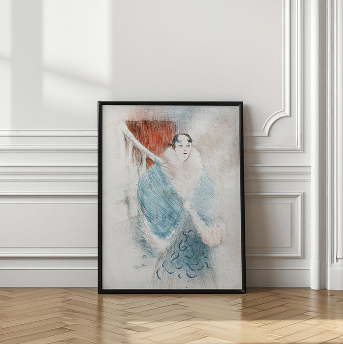 Elsa, Dite La Viennoise (1897) Framed Art Modern Wall Decor