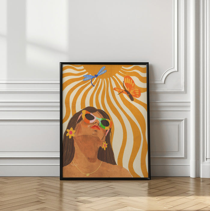 Sunny Framed Art Wall Decor