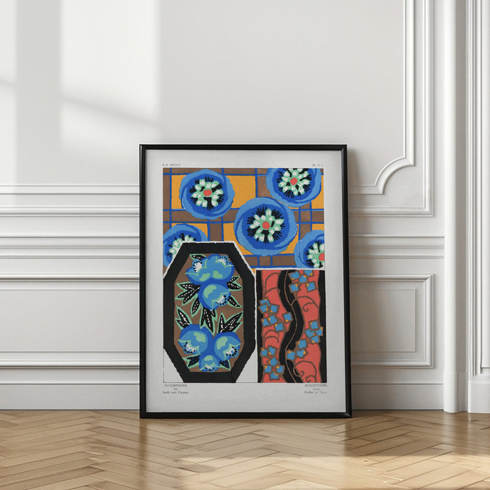 Pattern 01 Framed Art Modern Wall Decor