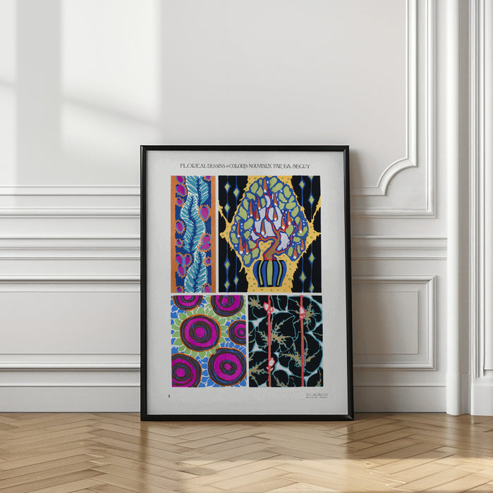 Pattern 05 Framed Art Modern Wall Decor