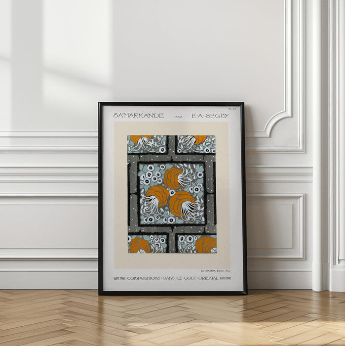 Samarkande 1 Framed Art Modern Wall Decor