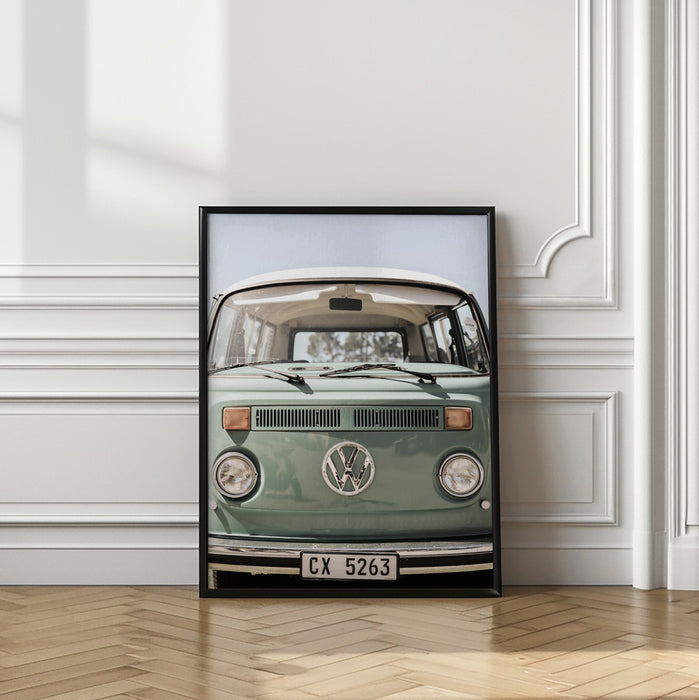 Vw Kombi Framed Art Modern Wall Decor