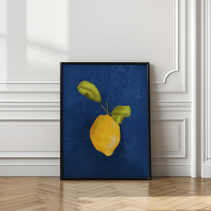 Just a little lemon Framed Art Modern Wall Decor