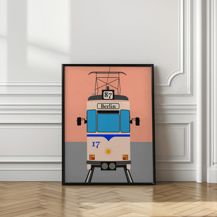 Berlin Tram Framed Art Wall Decor