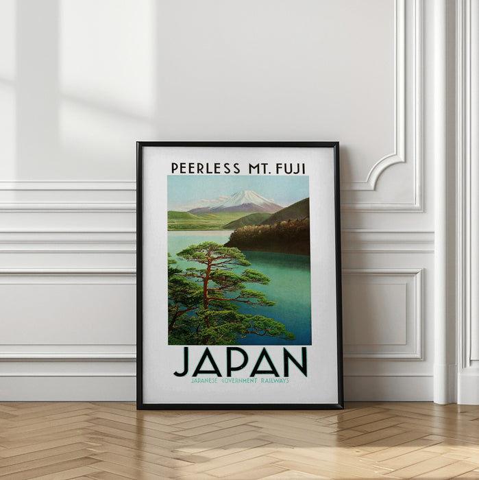 1930s Japan Travel Poster Japanese Government Railways Framed Art Modern Wall Decor