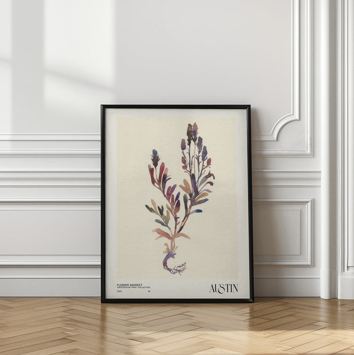 Watercolor print collection. Flower market - Austin Framed Art Modern Wall Decor