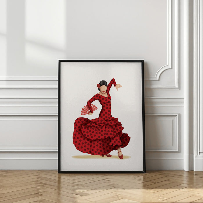 Flamenco Framed Art Modern Wall Decor