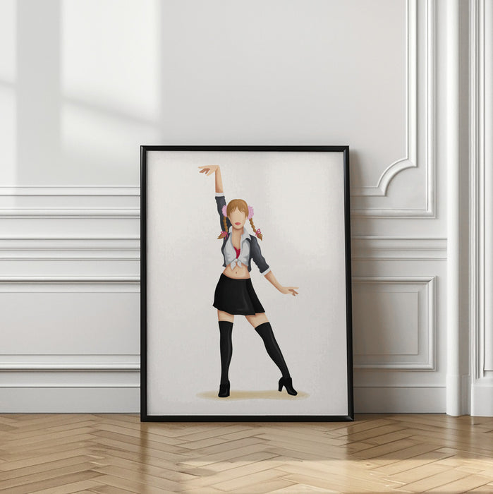 Baby One More Time Framed Art Modern Wall Decor