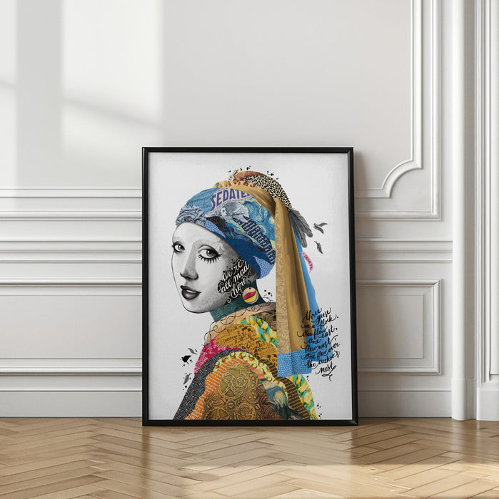 All Mad Here Framed Art Modern Wall Decor