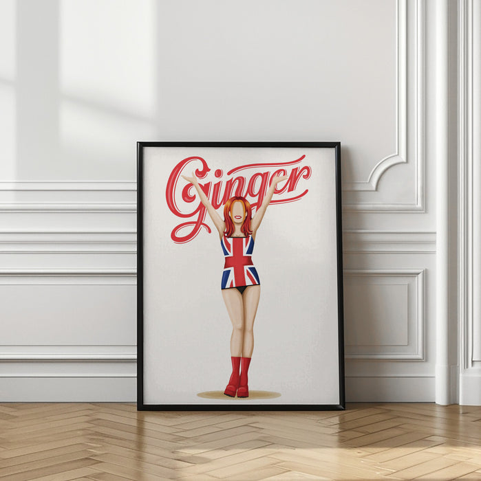 Ginger Spice Framed Art Modern Wall Decor