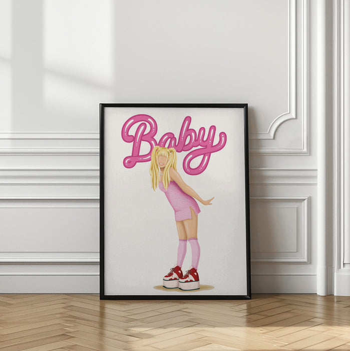 Baby Spice Framed Art Modern Wall Decor