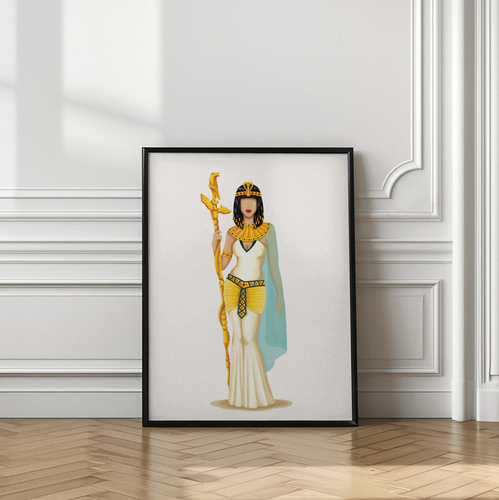 Cleopatra Framed Art Modern Wall Decor