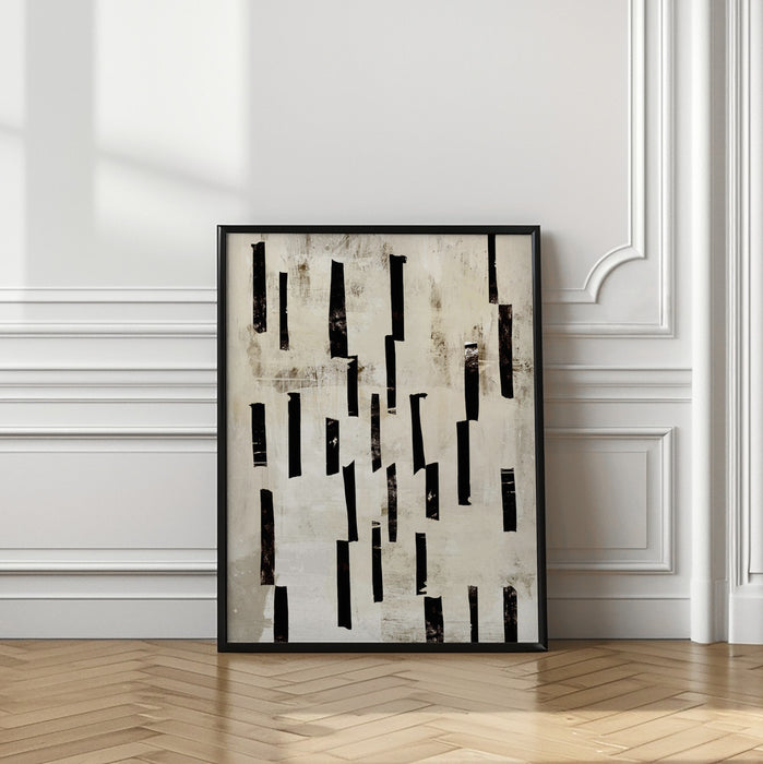 Minimal Lines Framed Art Modern Wall Decor