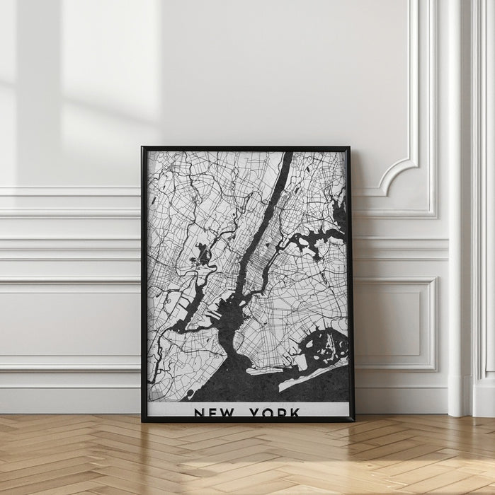 New York Framed Art Modern Wall Decor