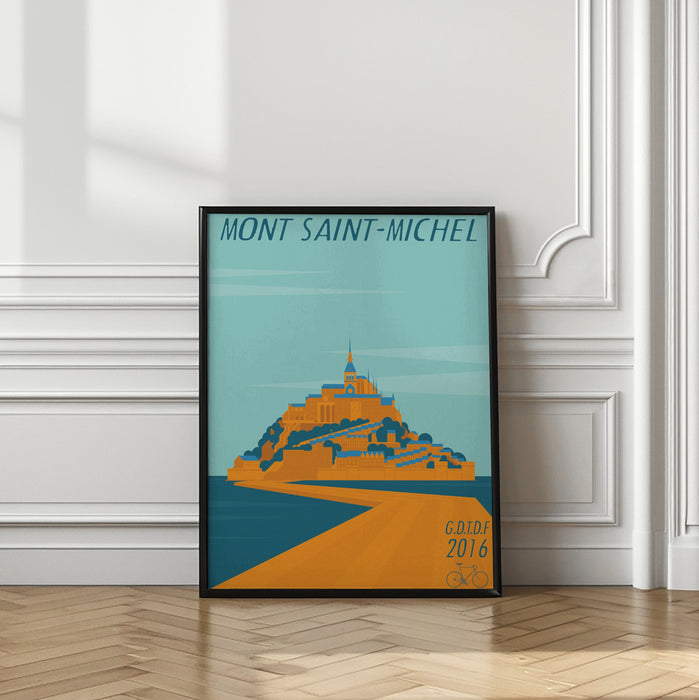 Mont Saint Michel Framed Art Modern Wall Decor