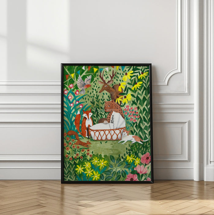 Welcome to the forest Framed Art Modern Wall Decor