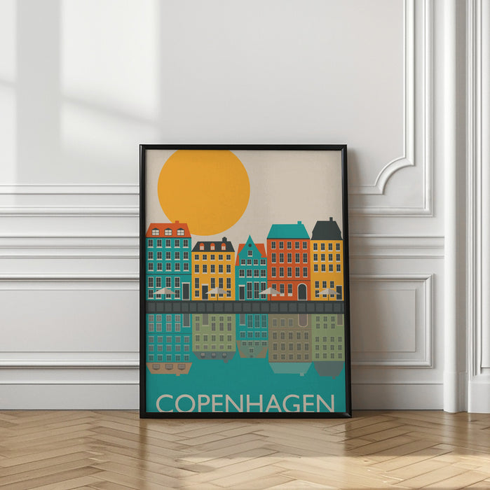 Copenhagen Framed Art Modern Wall Decor