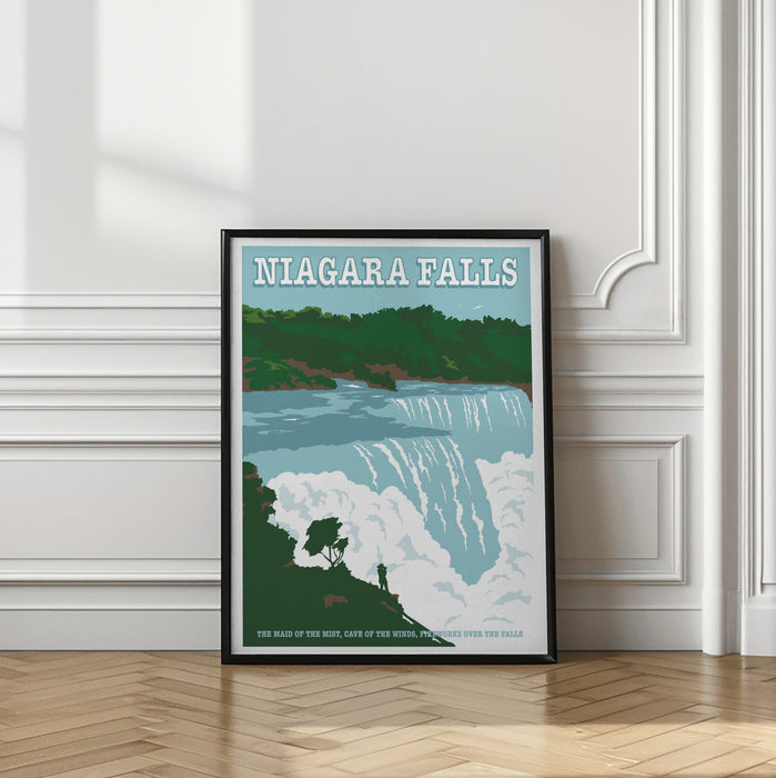 Niagara FallsTravel Print Framed Art Modern Wall Decor