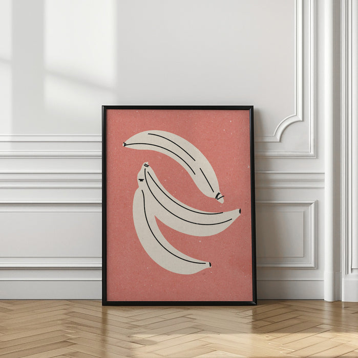 Banana Framed Art Modern Wall Decor