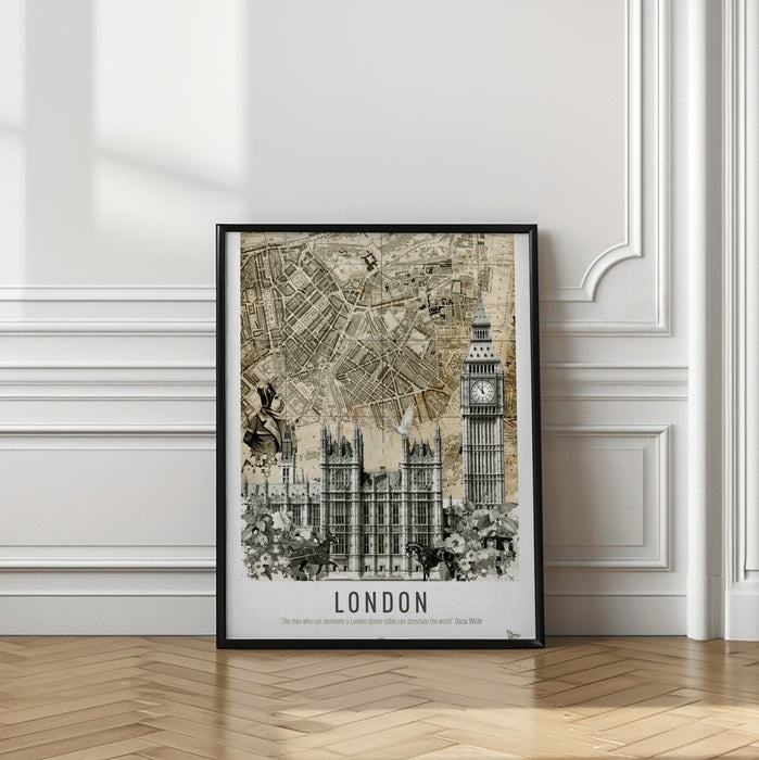 London Westminster (City Breaks) Framed Art Modern Wall Decor