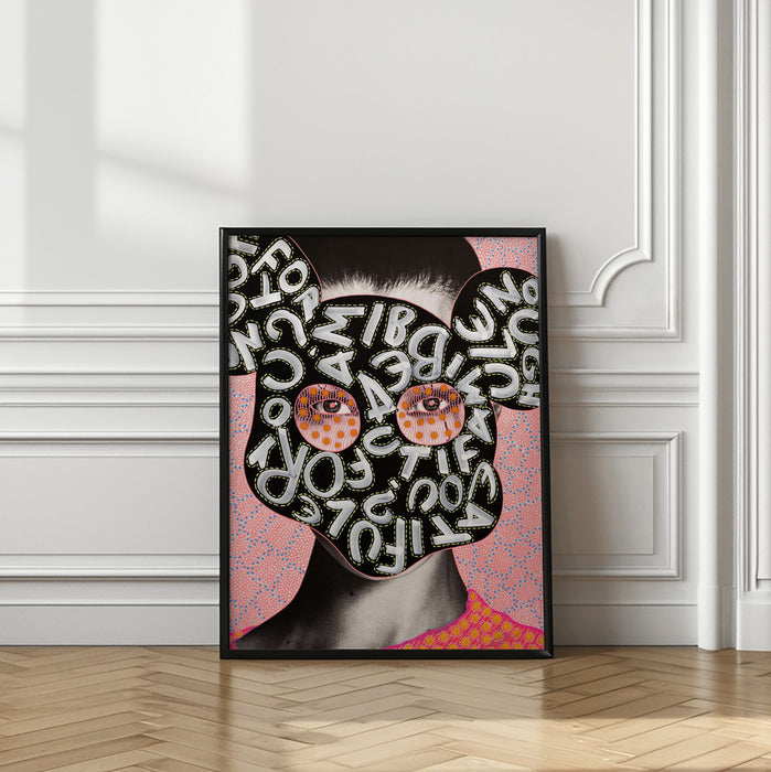 Unpaid Sickness Series   Am I Beautiful Enough for You Framed Art Wall Decor