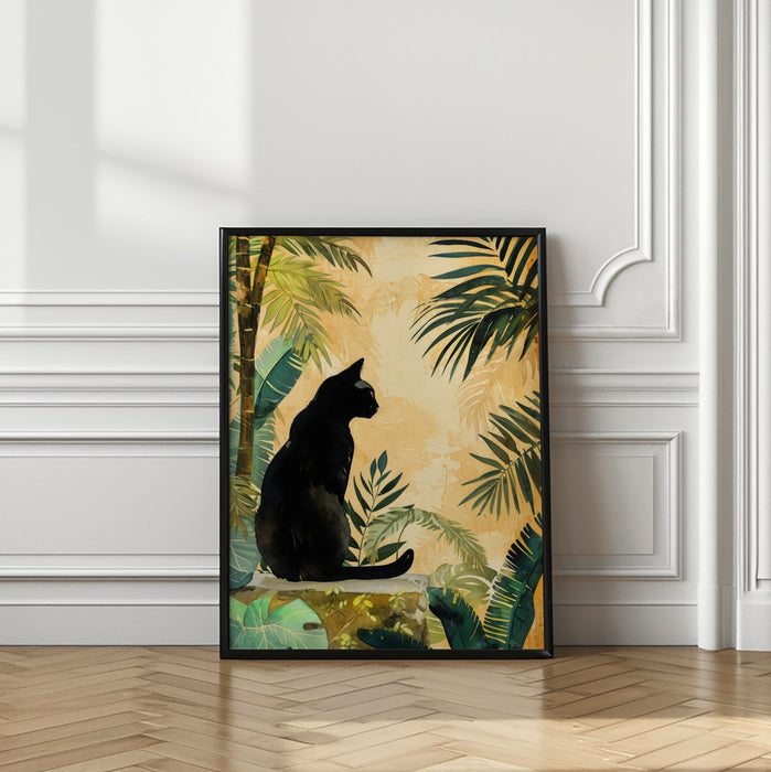 Cat&#039;s life 9 Framed Art Modern Wall Decor