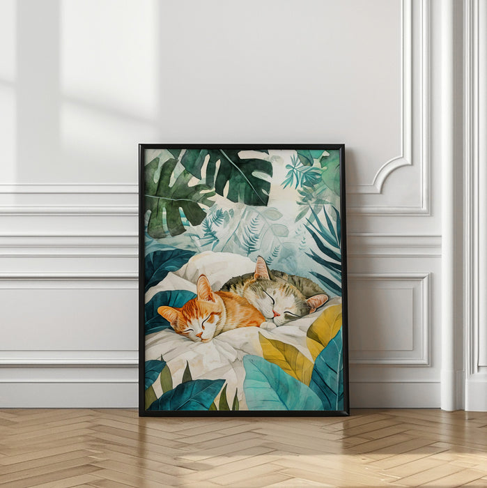 Cat&#039;s life 14 Framed Art Wall Decor