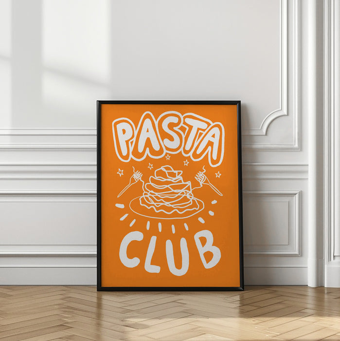 Pasta Club Framed Art Modern Wall Decor