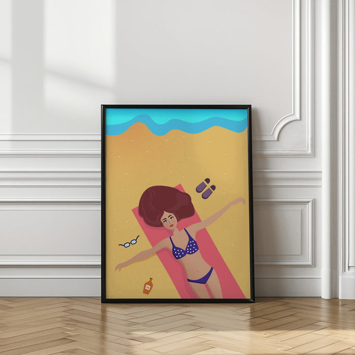 Summer Feeling 1 Framed Art Modern Wall Decor