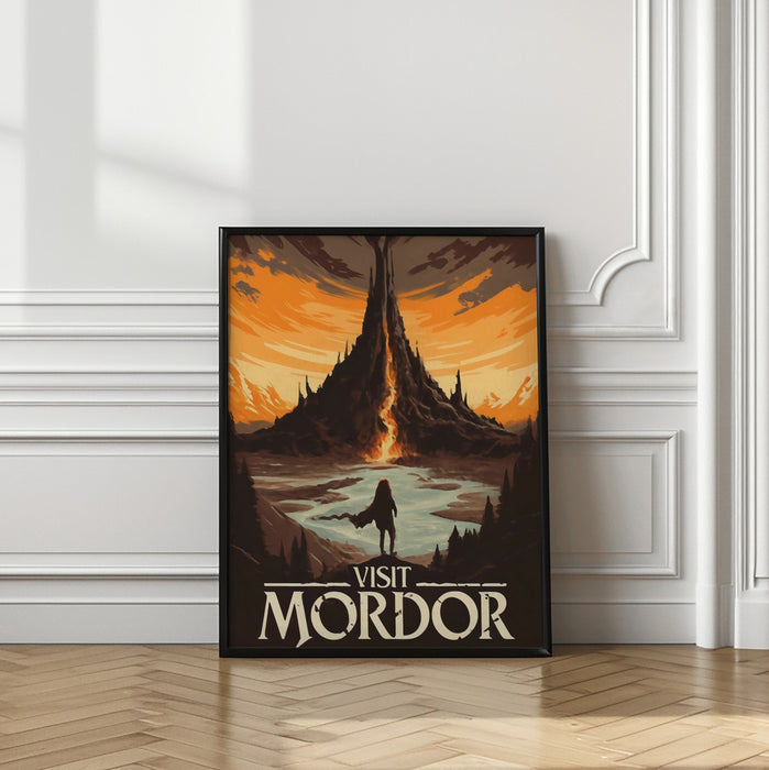 Visit Mordor Framed Art Modern Wall Decor