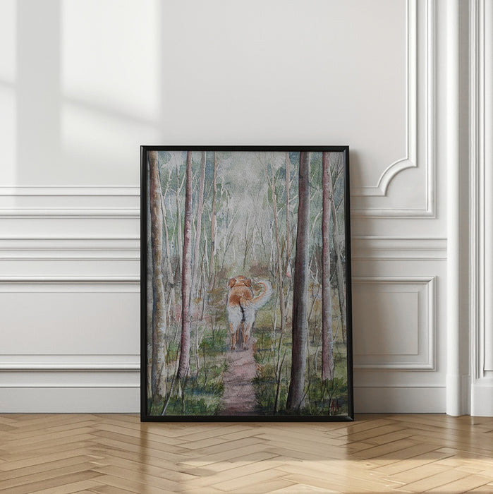 The walk Framed Art Modern Wall Decor