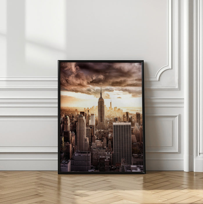 Top of the Sunsets Framed Art Modern Wall Decor