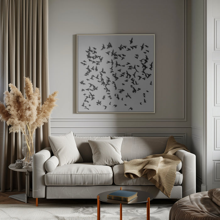 Birds Square Canvas Art