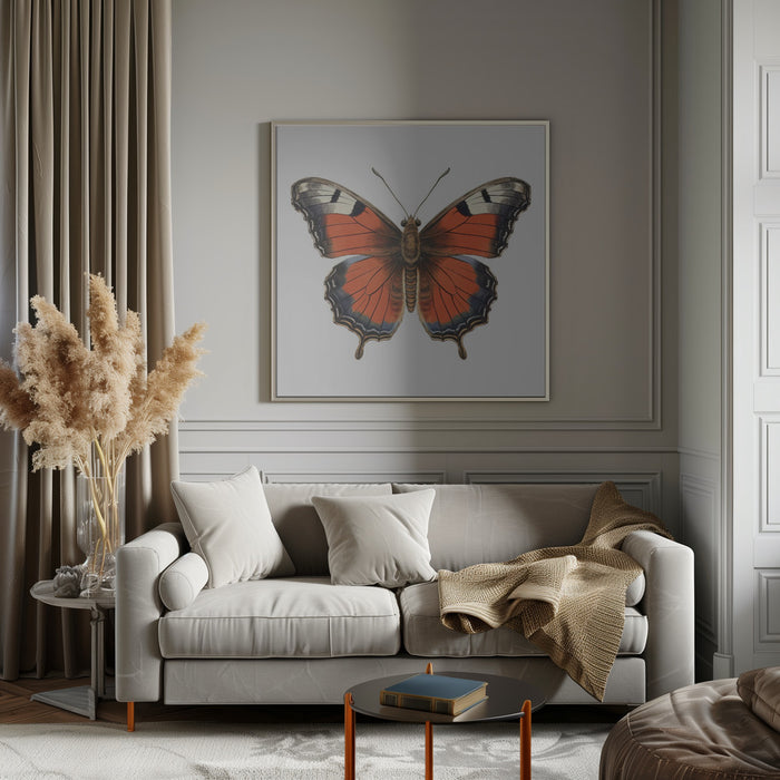 Butterfly 49 Square Canvas Art