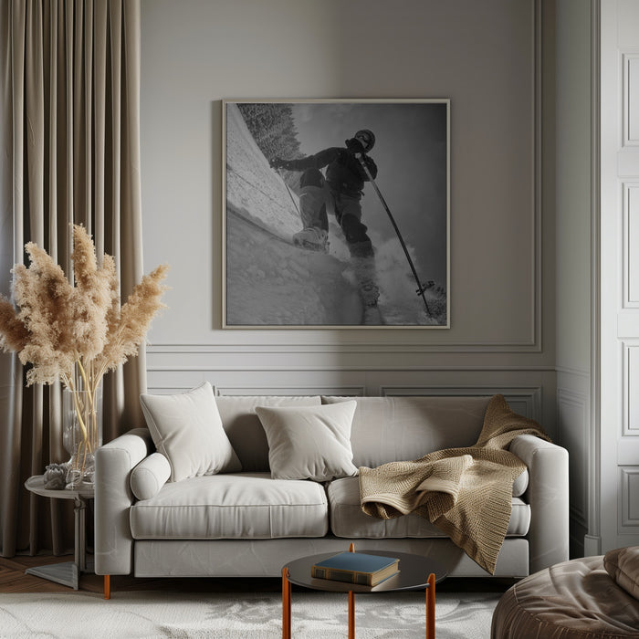 GoPro Rider Square Canvas Art Print