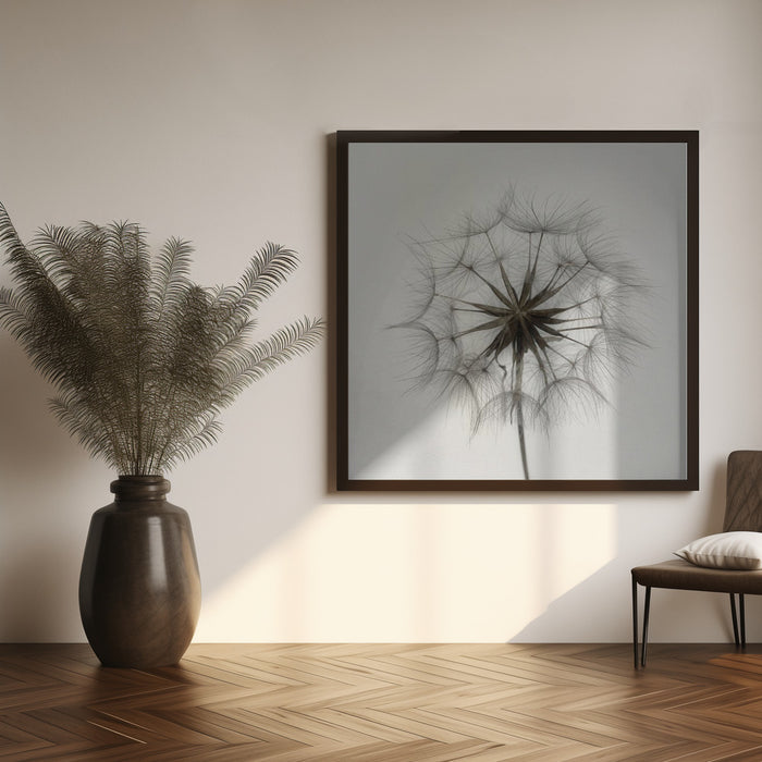 Tragopogon Square Canvas Art