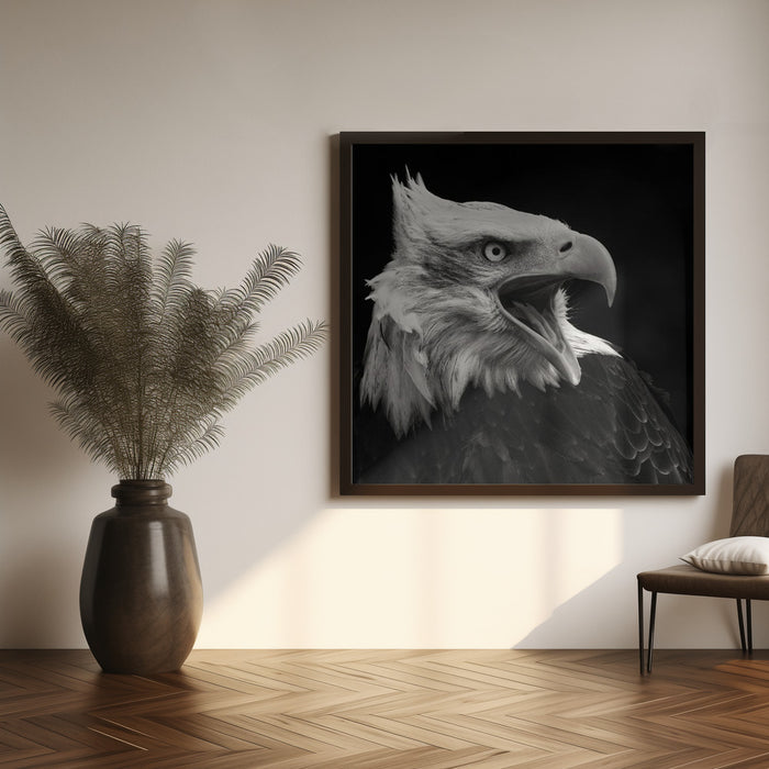 The American Eagle Square Canvas Art Print