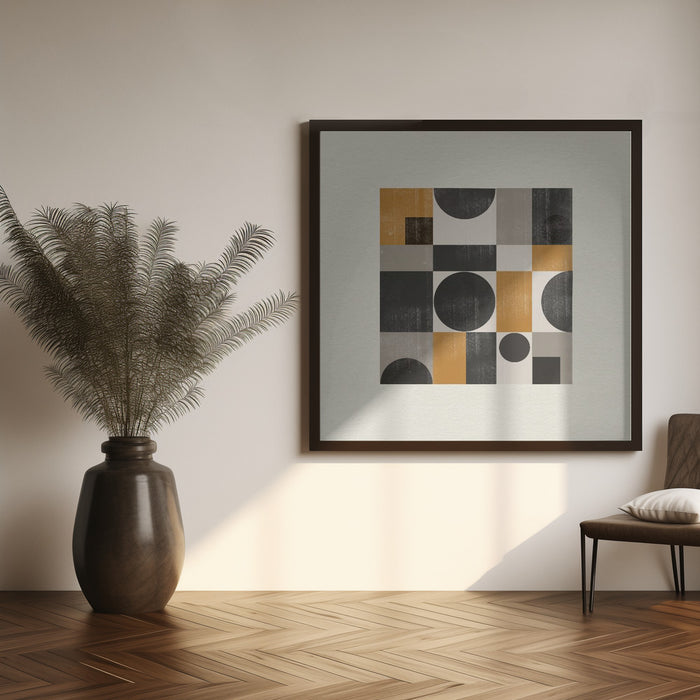 Paper Object Nr9 Square Poster Art Print by THE MIUUS STUDIO
