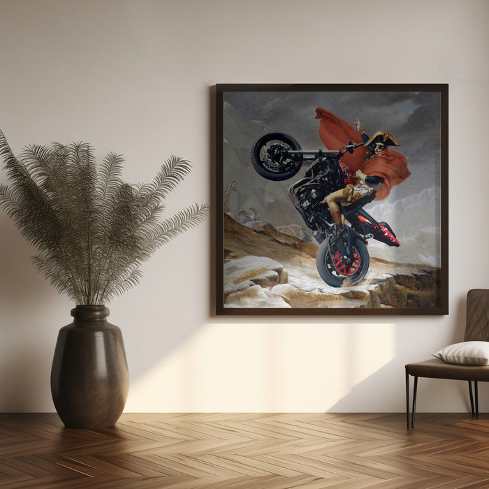 Vroom Vroom! Square Canvas Art