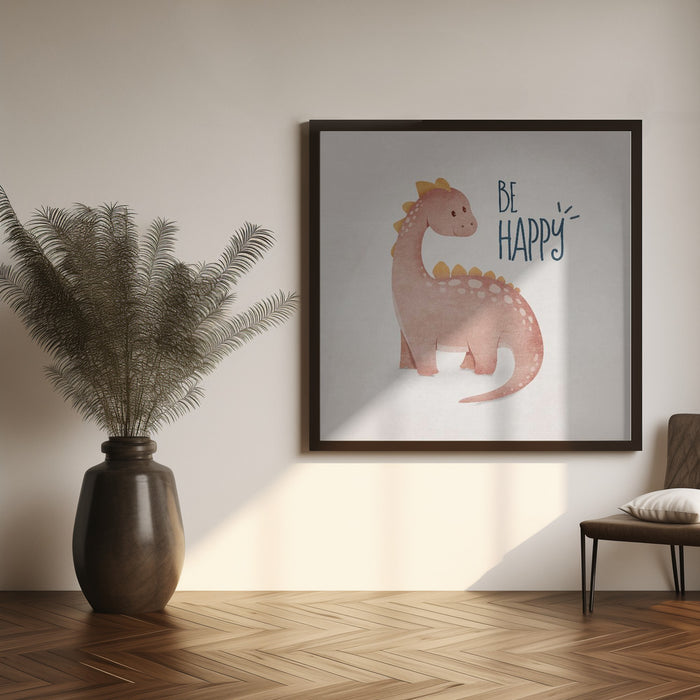 Dino Uzun Boyun Square Canvas Art