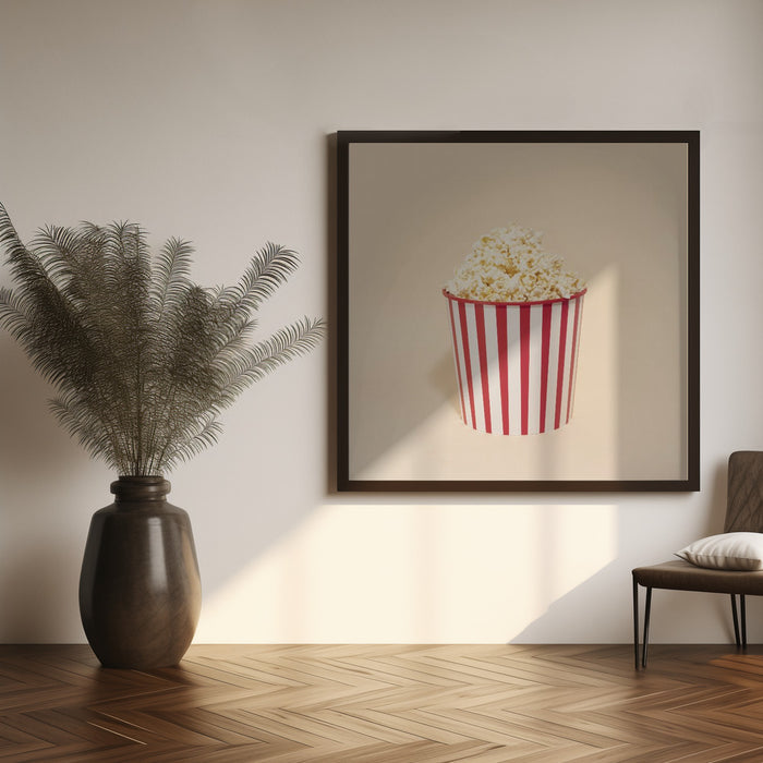 Palomitas.1.q Square Canvas Art Print